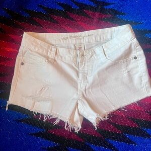 Arizona Jean Company Women's super short White Denim Shorts